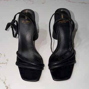 Sam Edelman Kia Black Women's Sandals with Block Heels | 9